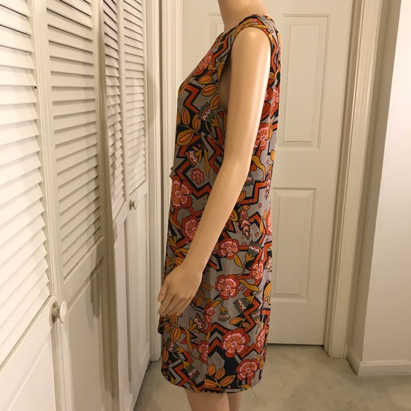 M by Missoni Floral Silk Shift Sleeveless Dress Size 8 - Picture 2 of 14